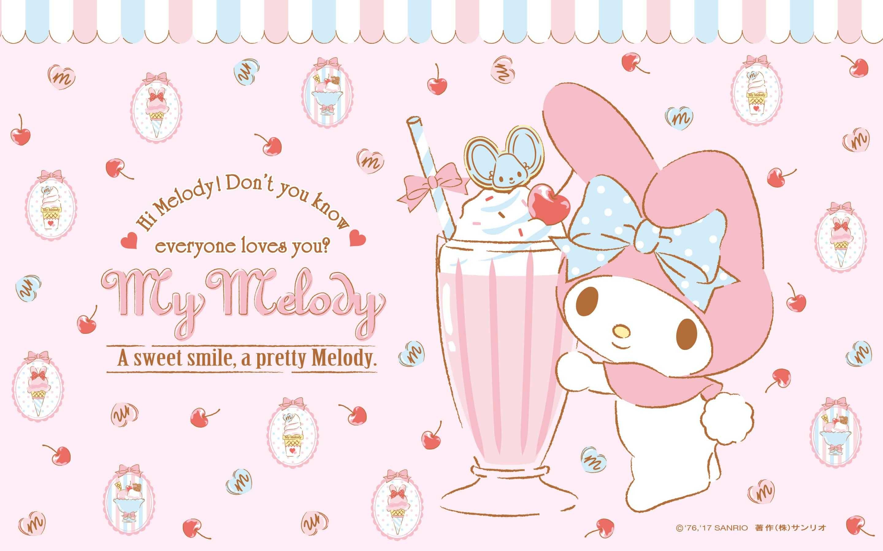 2880x1800 My Melody Desktop Wallpaper Free HD Wallpaper, Desktop