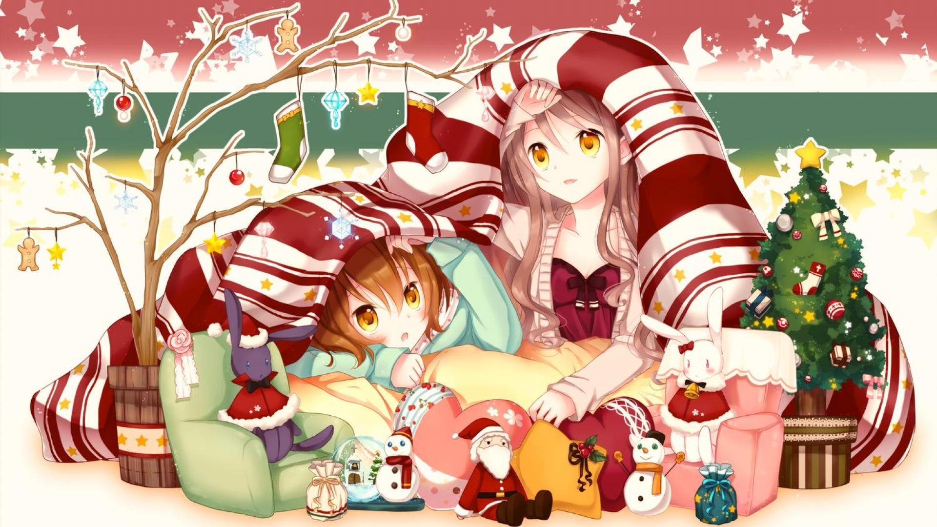 1920x1080 Download Merry Christmas Anime Wallpaper, Desktop