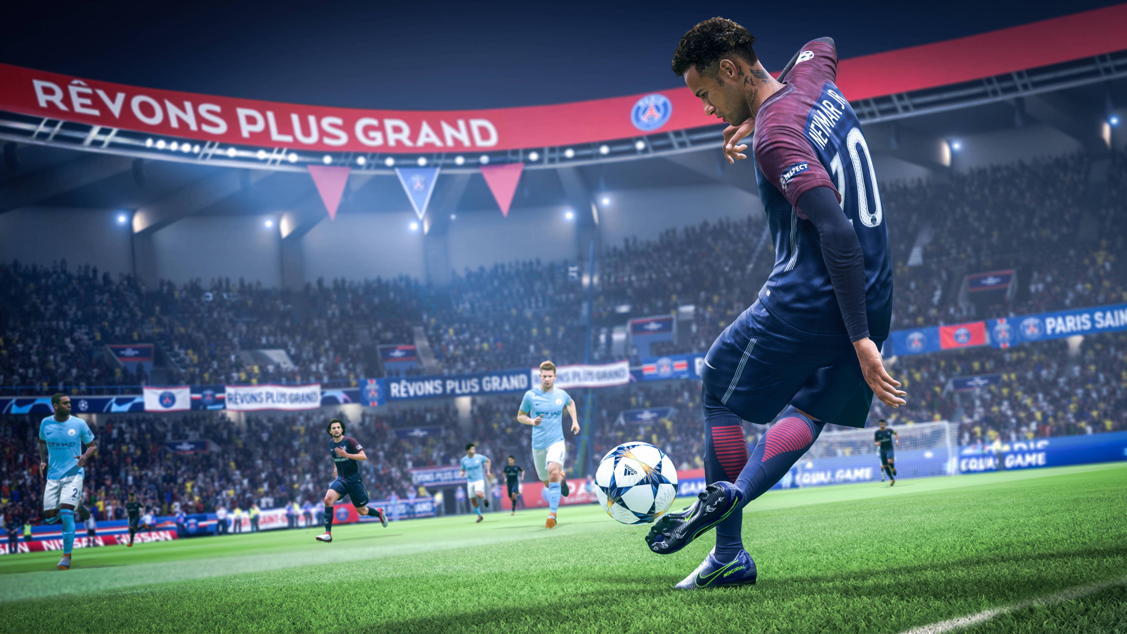 3840x2160 Neymar Jr. FIFA 19 Video Game 4K, Desktop