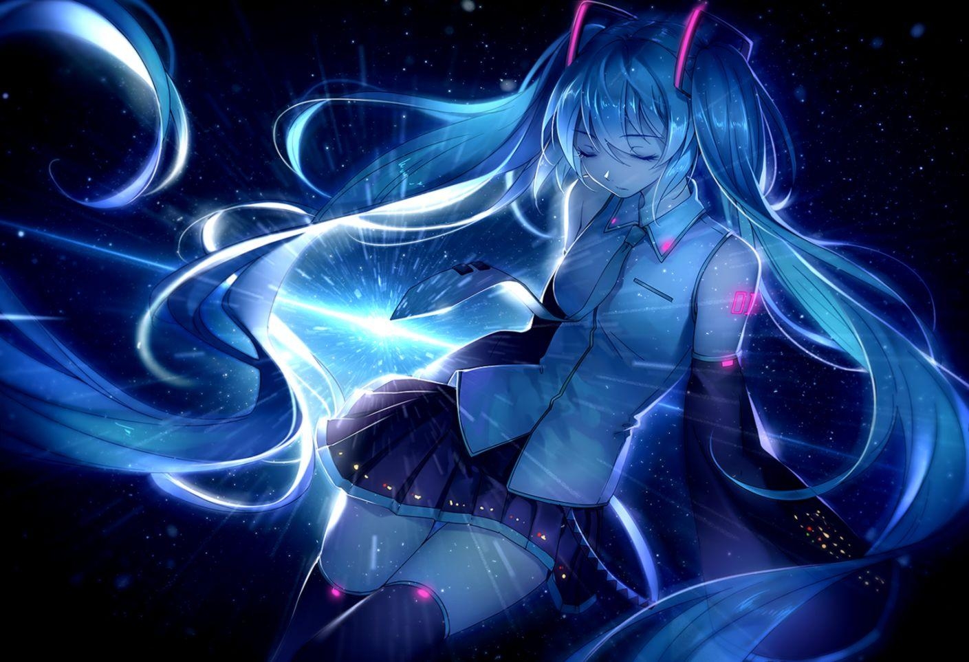 1410x970 Hatsune Miku Music Wallpaper Desktop Background, Desktop