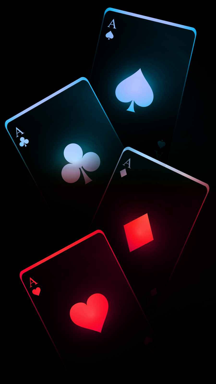 900x1600 Download Dark iPhone Poker Cards Wallpaper, Phone