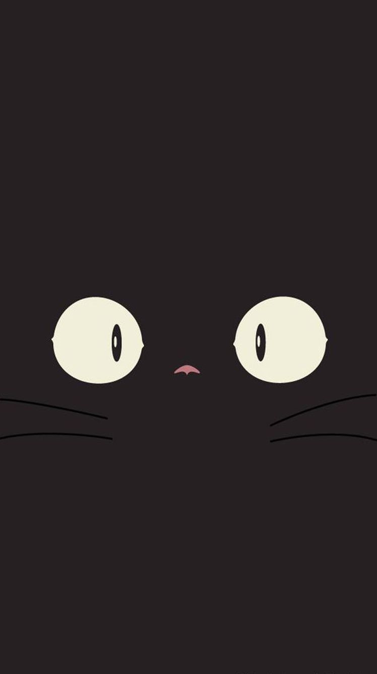 750x1340 Get Latest Black Background for Smartphones Today. Katten, Achtergronden, Japans, Phone