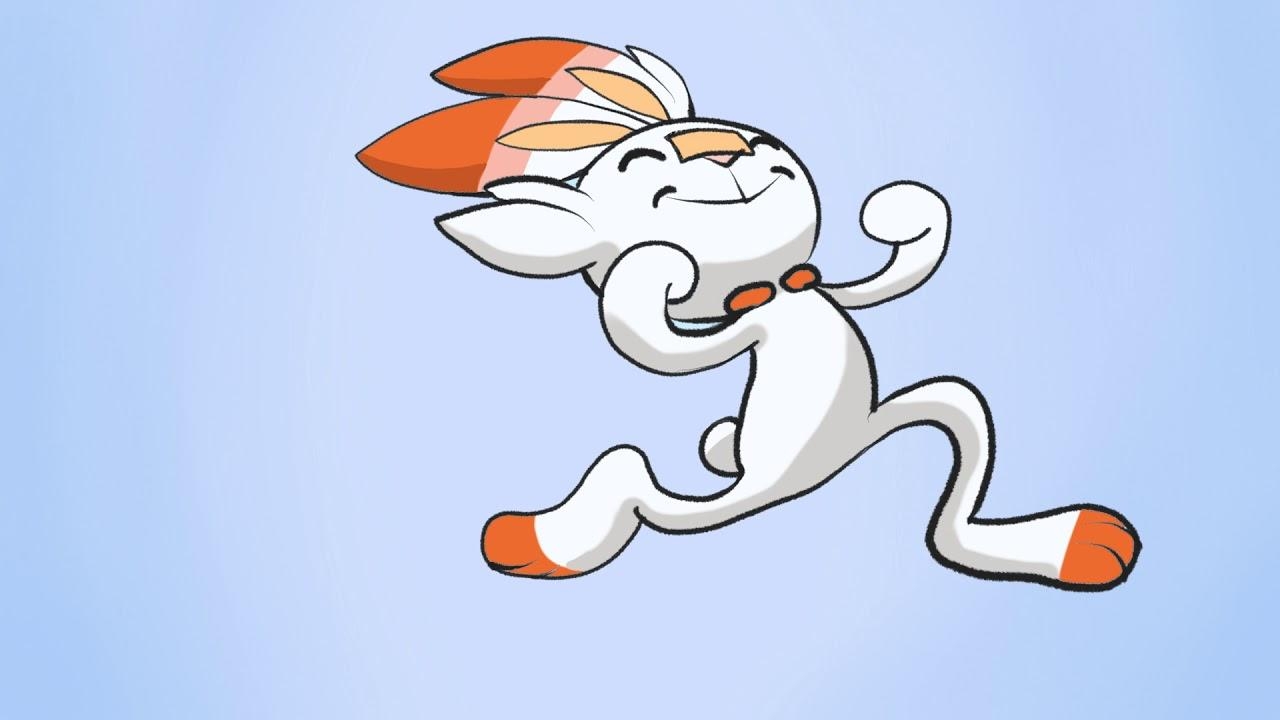 1280x720 Scorbunny Fan Theme (Pokémon Sword and Shield starters), Desktop