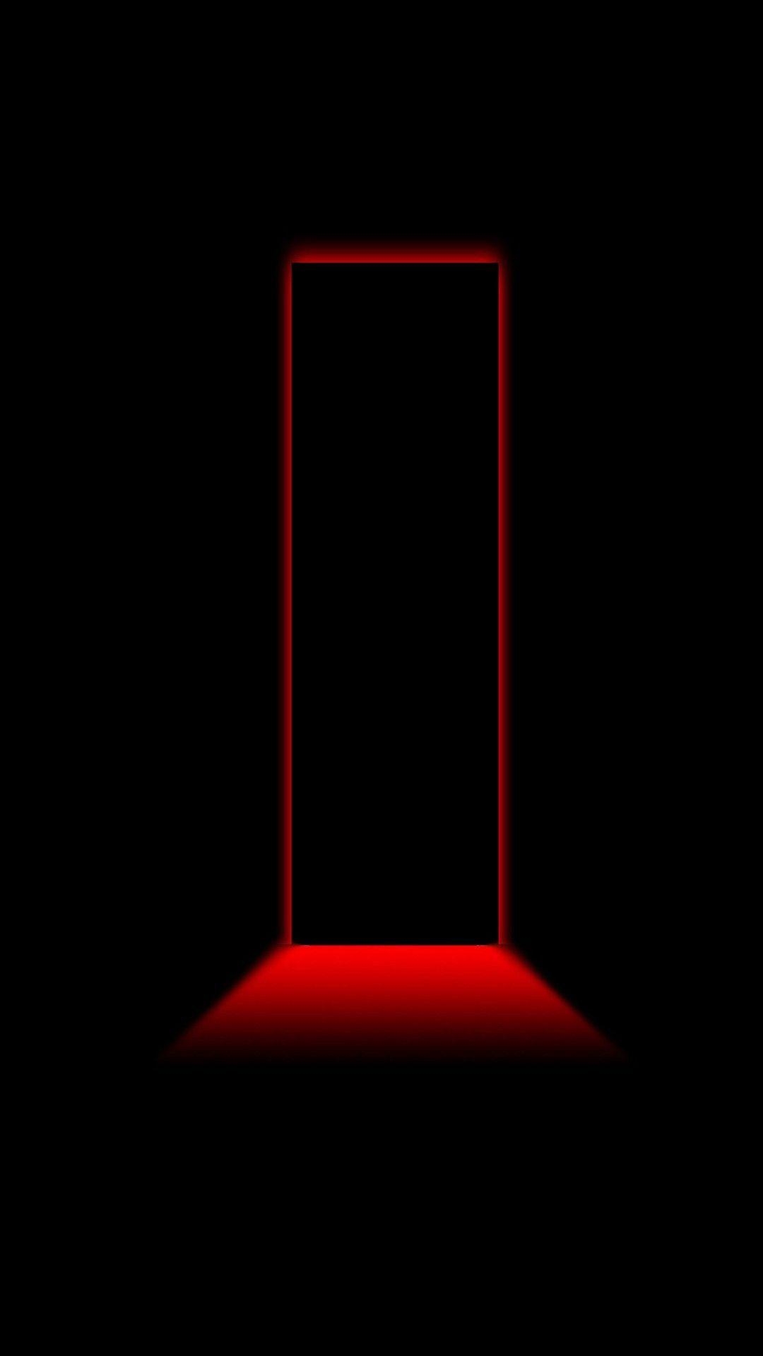 1080x1920 3D Black and Red iPhone Wallpaper. Black wallpaper iphone, Phone