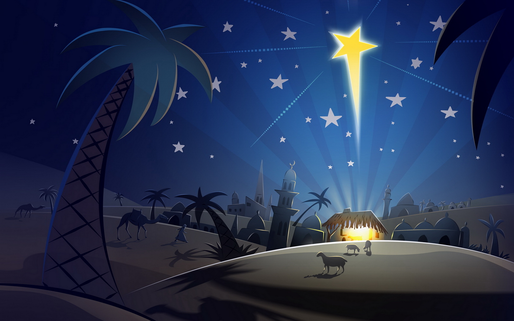 1680x1050 Jesus Christ Star desktop PC and Mac wallpaper, Desktop