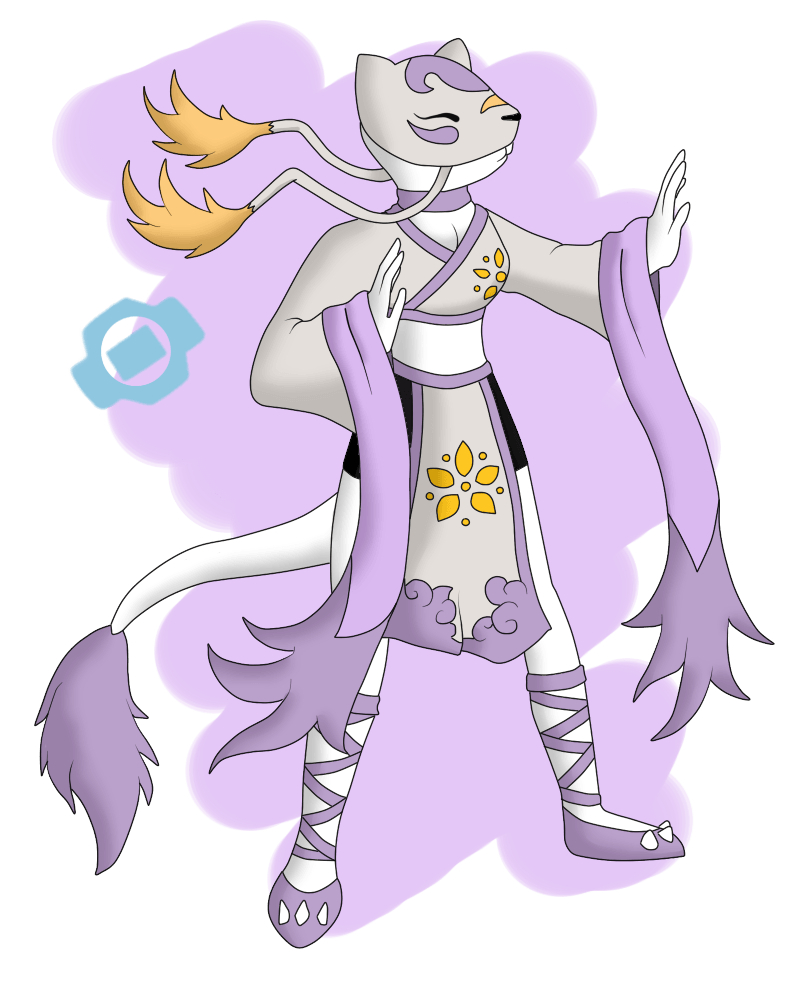 800x1000 If Mienshao Were a Digimon, Phone