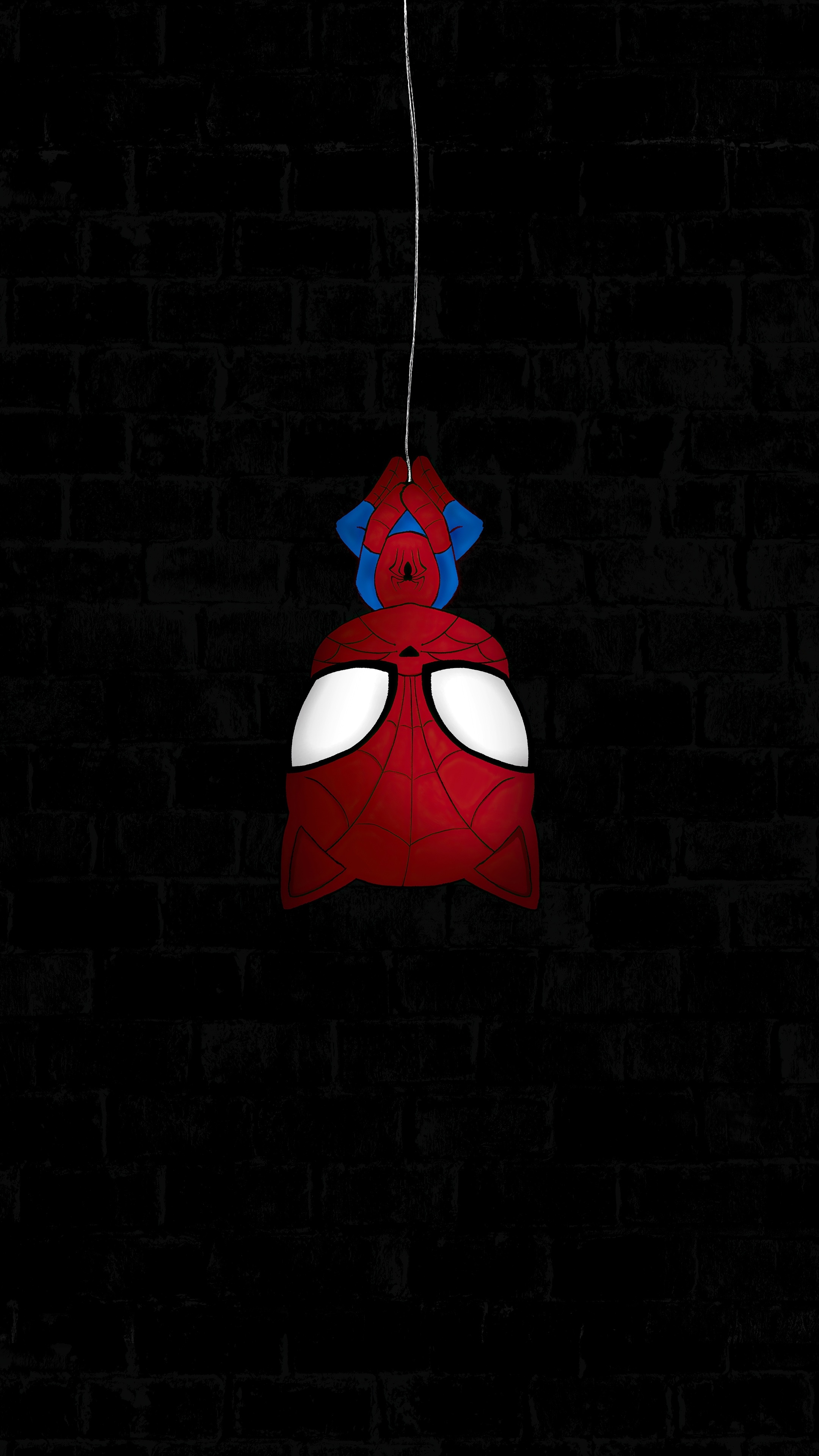 2160x3840 spiderman, superheroes, minimalism, minimalist, dark, black, artist, artwork, digital art, hd, 4k Gallery HD Wallpaper, Phone