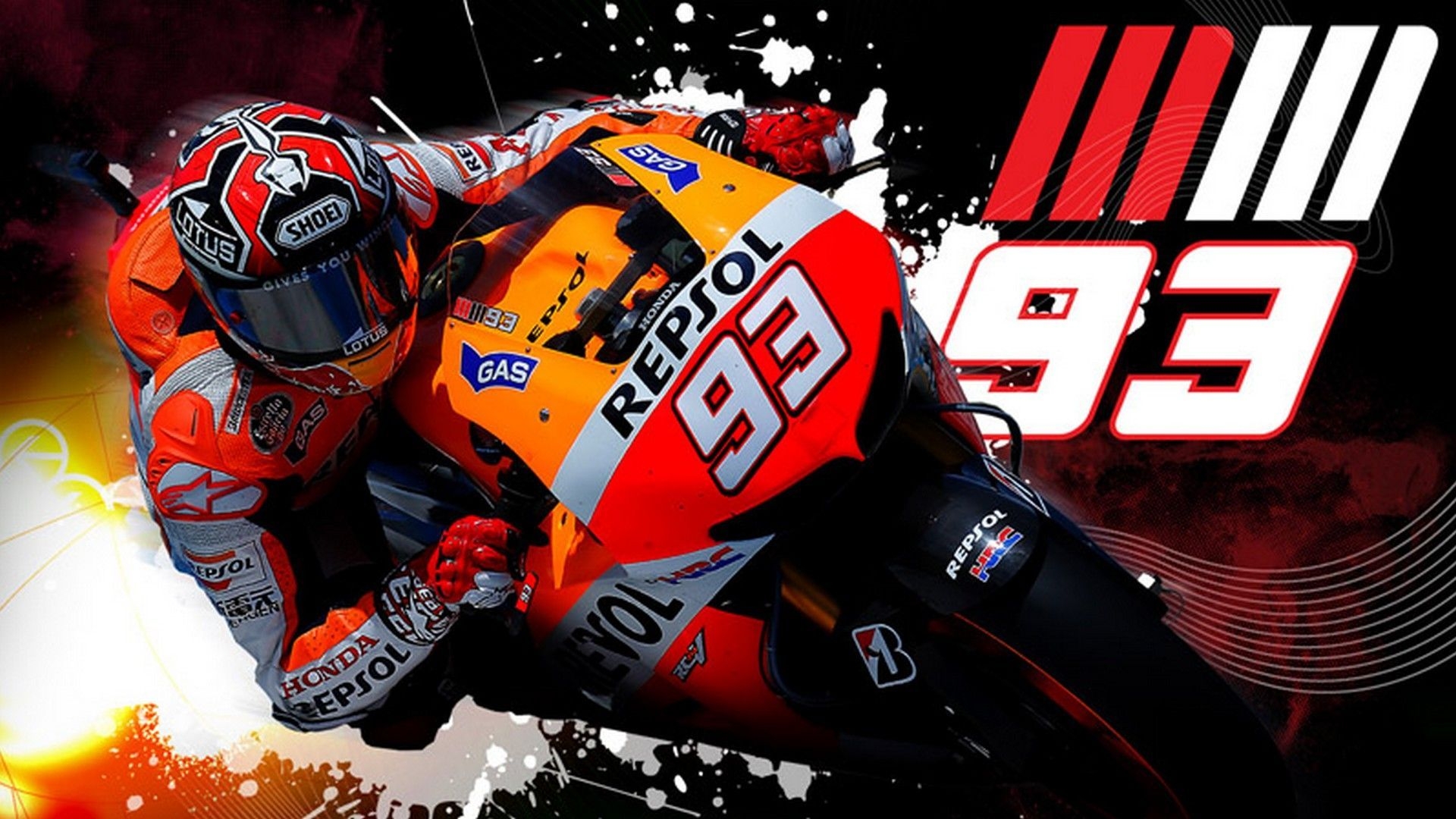 1920x1080 Best Marc Marquez Wallpaper Wallpaper HD. Marc marquez, Marquez, Sports flags, Desktop