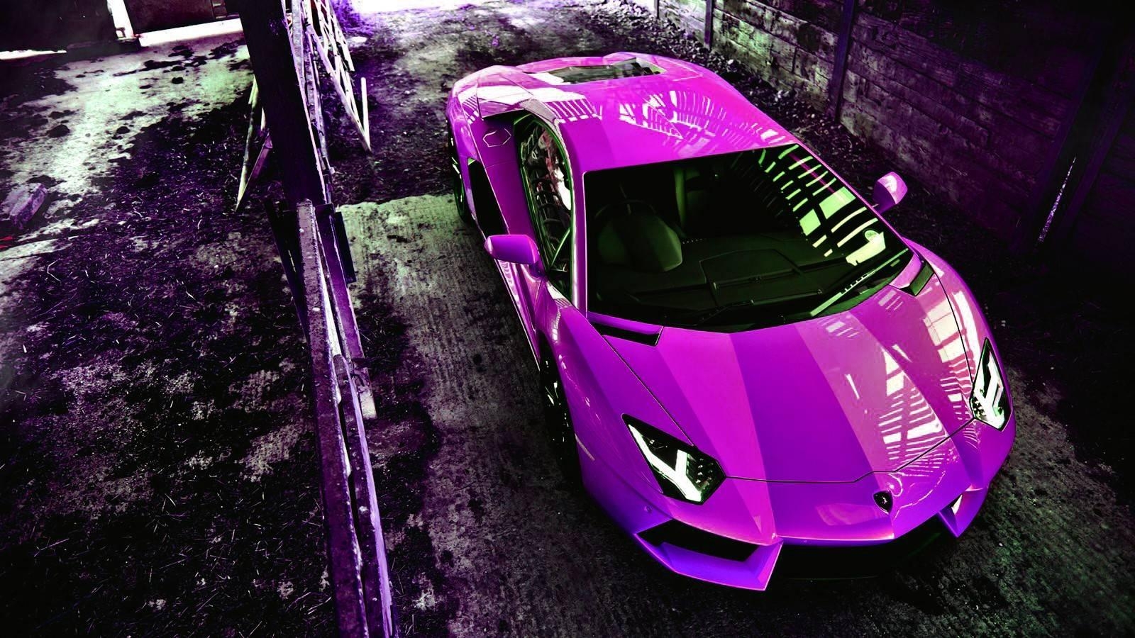 1600x900 Joker Purple Lamborghini Wallpaper, Desktop