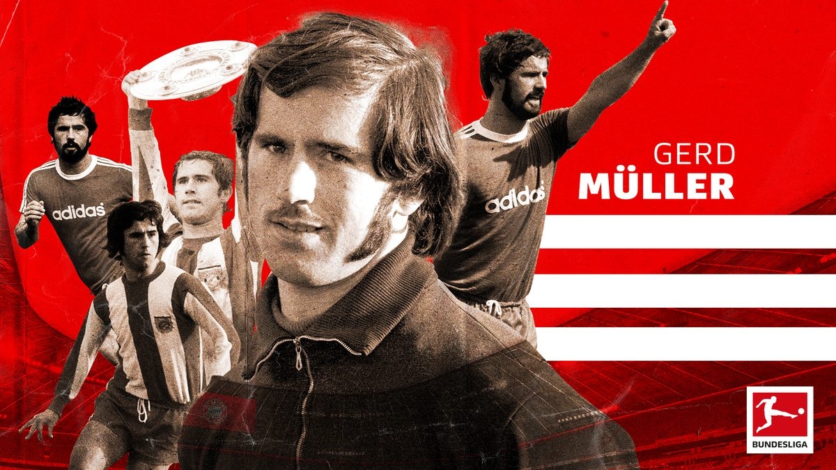 1200x680 Bundesliga. Gerd Müller: One of the greatest goalscorers of all time, Desktop