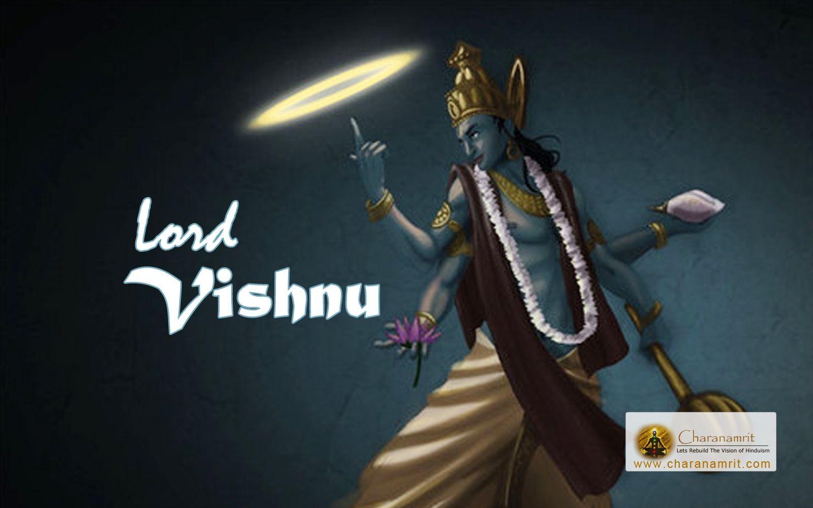 1600x1000 Bhagwan Vishnu with Sudarshana Chakra creative 3D HD Wallpaper, Desktop