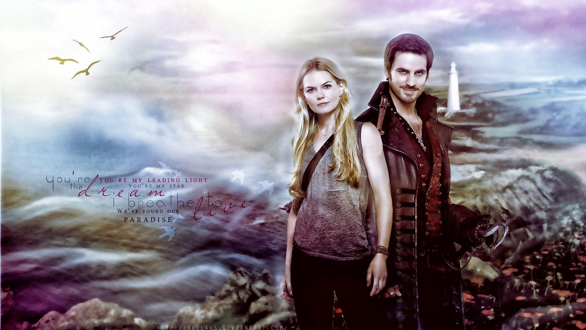 1920x1080 Hook and Emma Wallpaper, Desktop