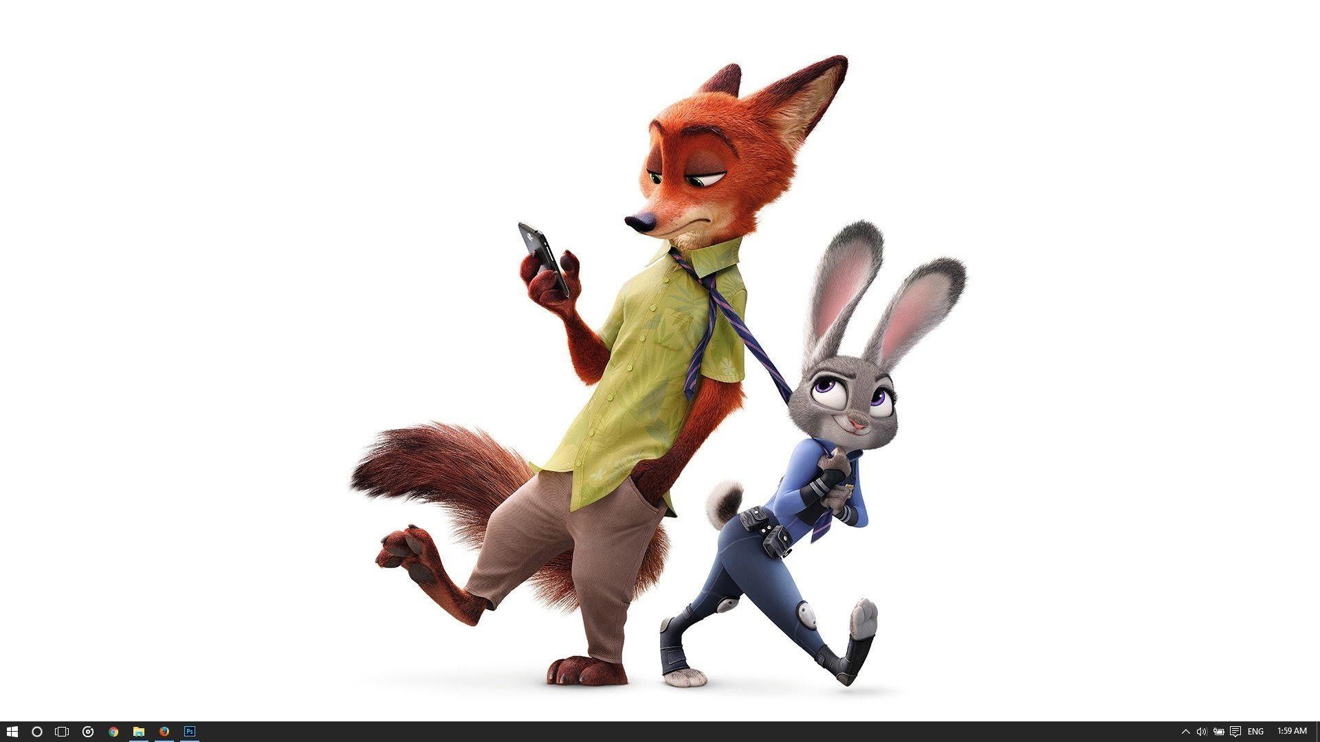 1920x1080 Zootopia Theme for Windows 10, Desktop