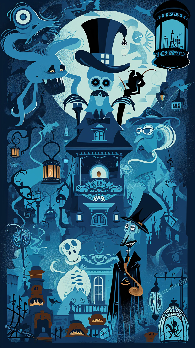 820x1460 The Haunted Mansion, Phone