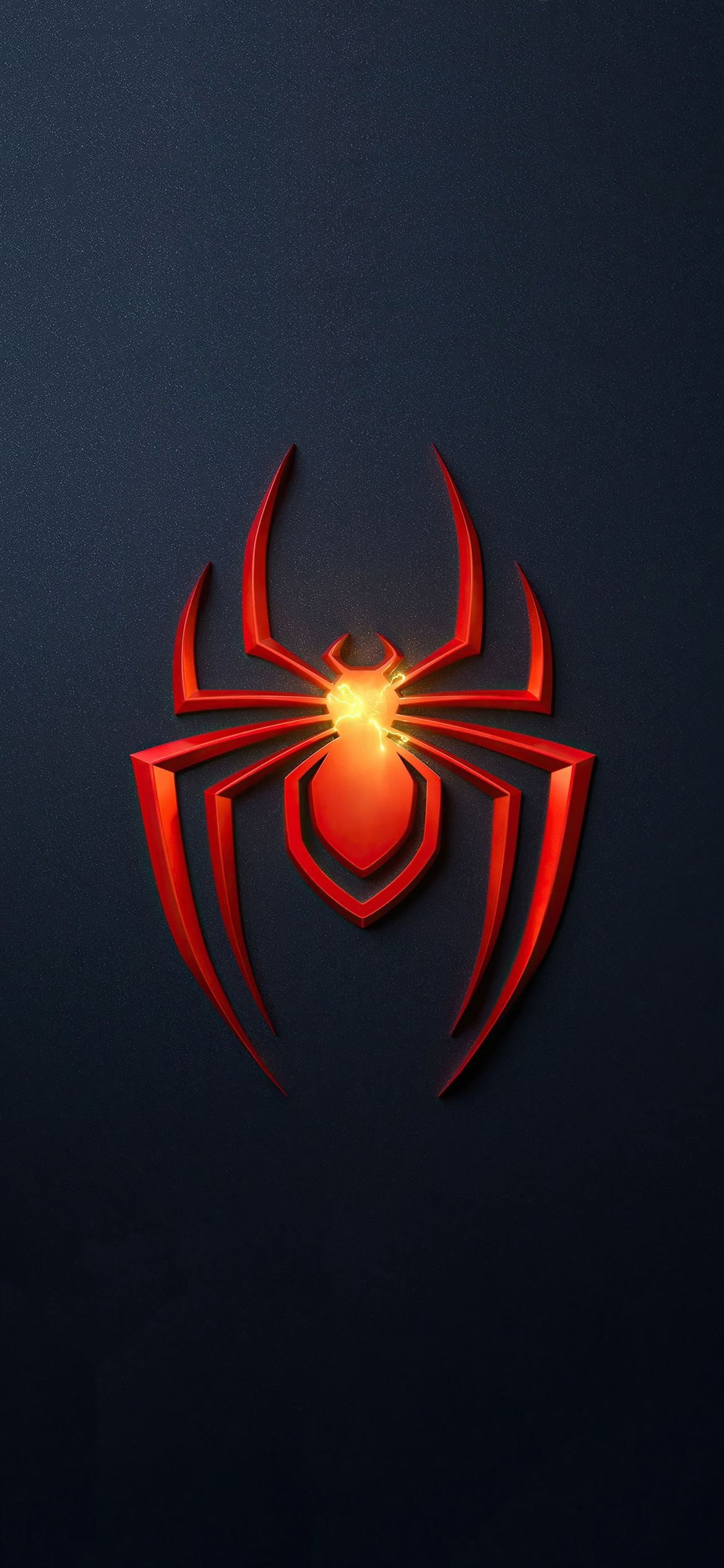 1170x2540 spider man miles morales ps5 game logo 4k iPhone 12 Wallpaper Free Download, Phone