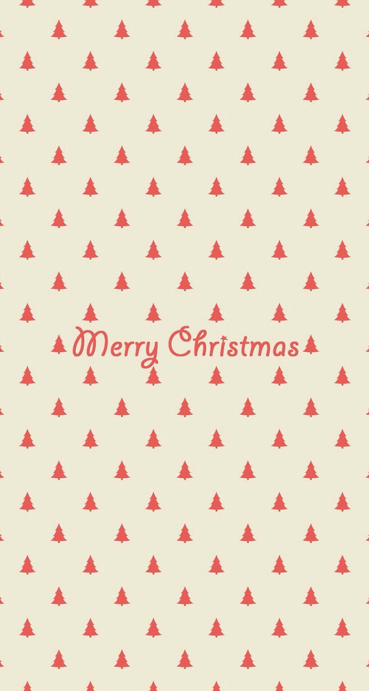 750x1400 Merry Christmas Simple Trees Pattern iPhone 6 Plus HD Wallpaper HD, Phone