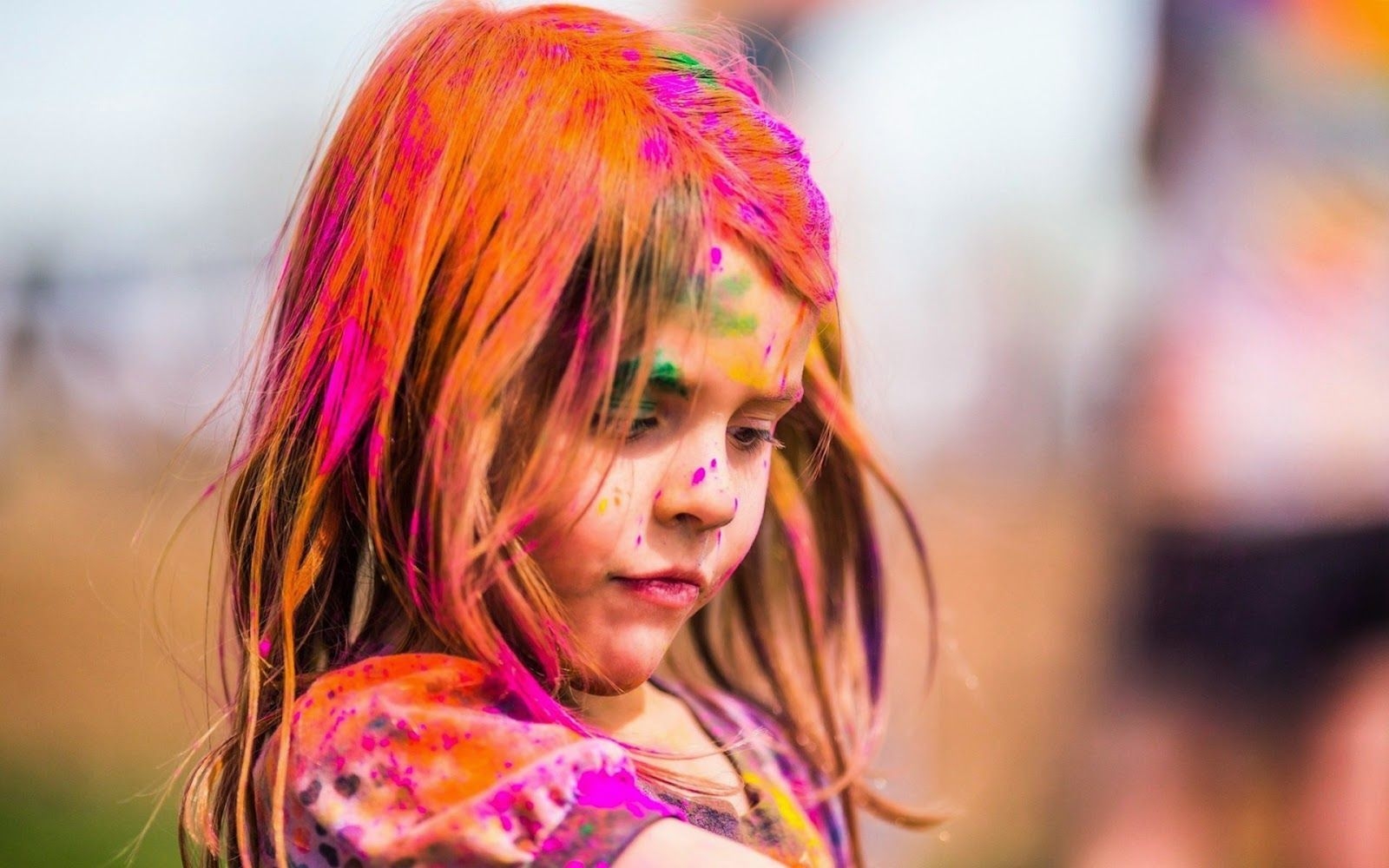 1600x1000 Festival Of Colors Holi Sweet Girl Wallpaper, Holi Festival. Color festival, Holi festival, Holi celebration, Desktop