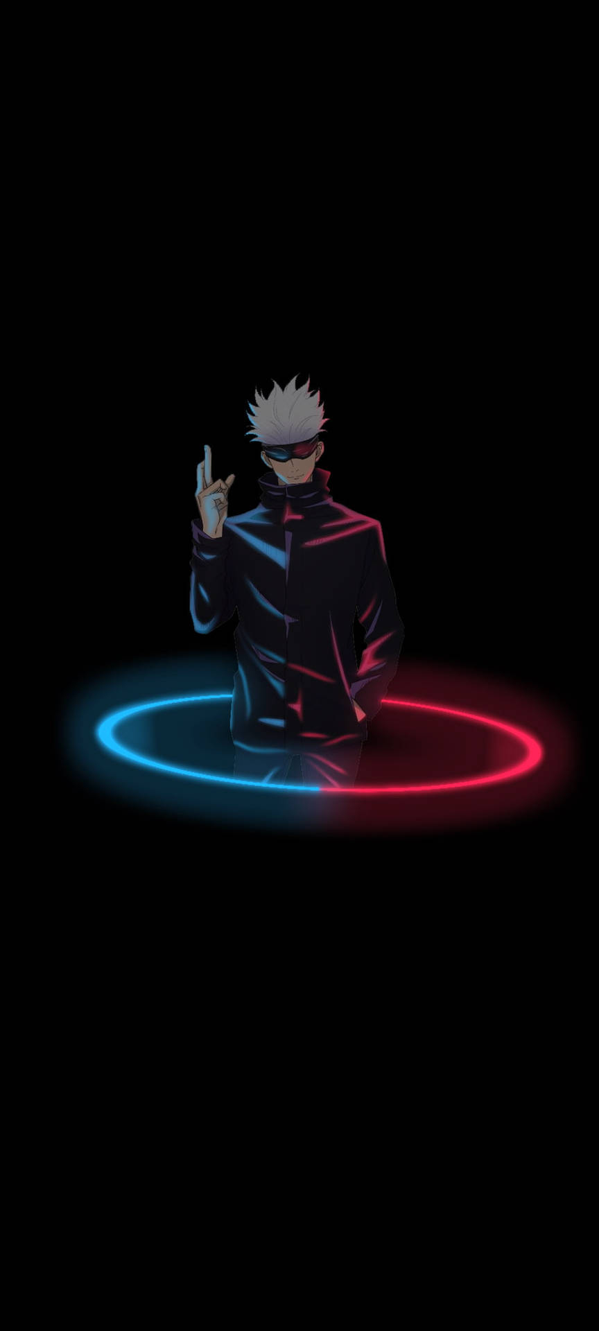 870x1920 Download Neon Gojo Jujutsu Kaisen IPhone Wallpaper, Phone