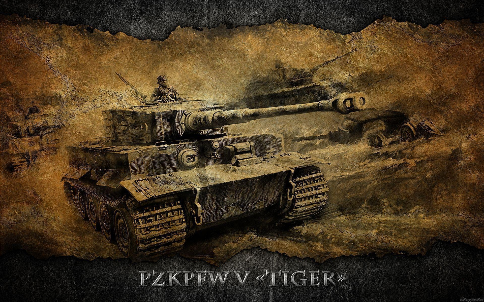 1920x1200 Tiger Tank Wallpaper Photo 12533, Desktop