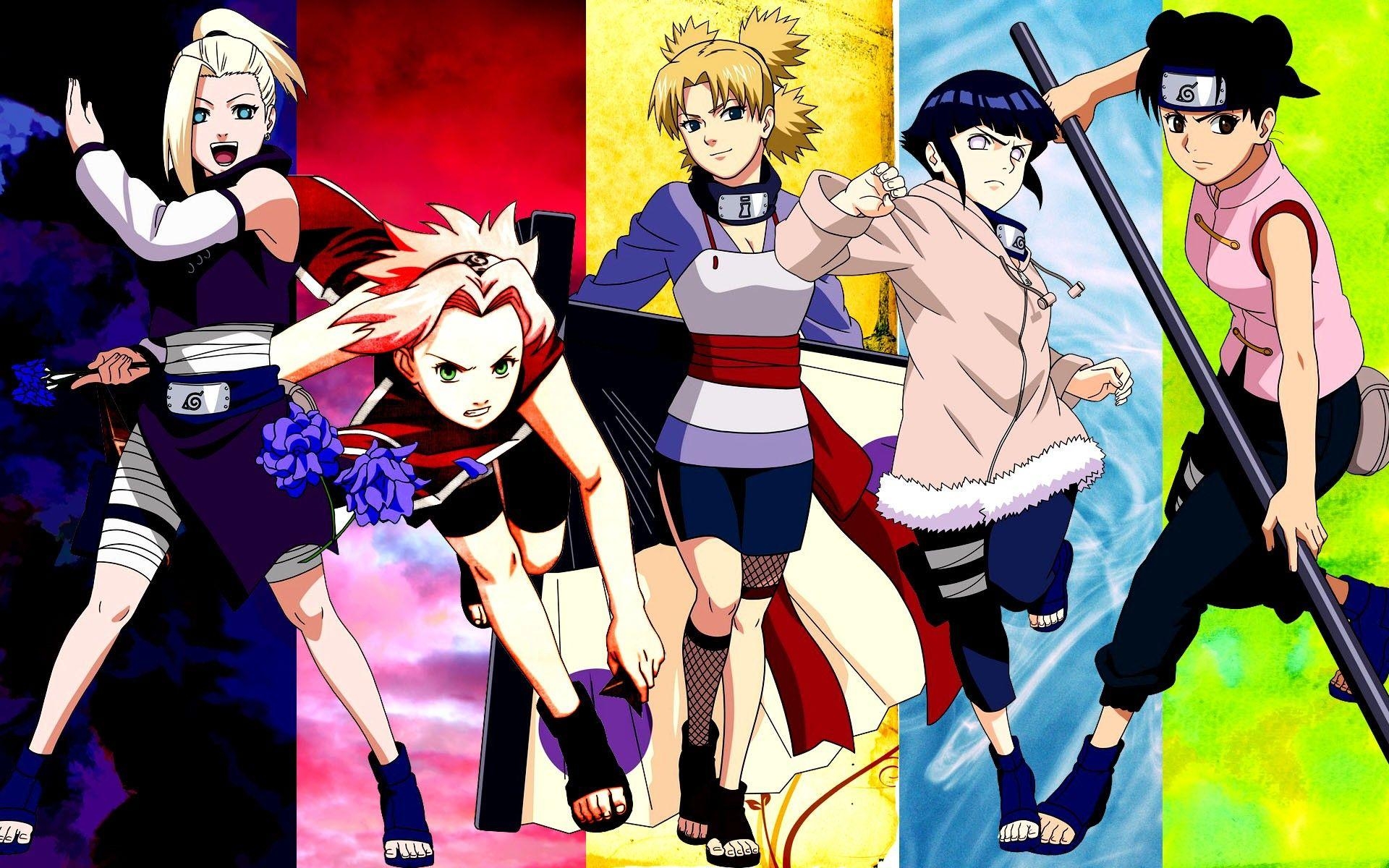 1920x1200 Yamanaka Ino, Haruno Sakura, Temari, Hyuuga Hinata, Tenten, Panels Wallpaper HD / Desktop and Mobile Background, Desktop