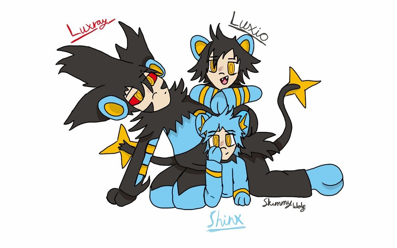 1280x800 manga: shinx, luxio and luxray, Desktop