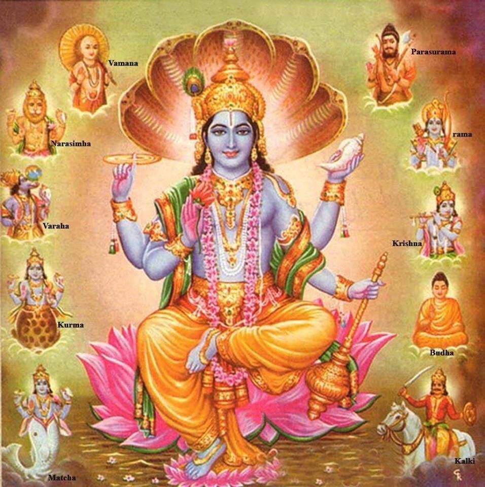 960x960 High Resolution Lord Vishnu HD Image, Phone