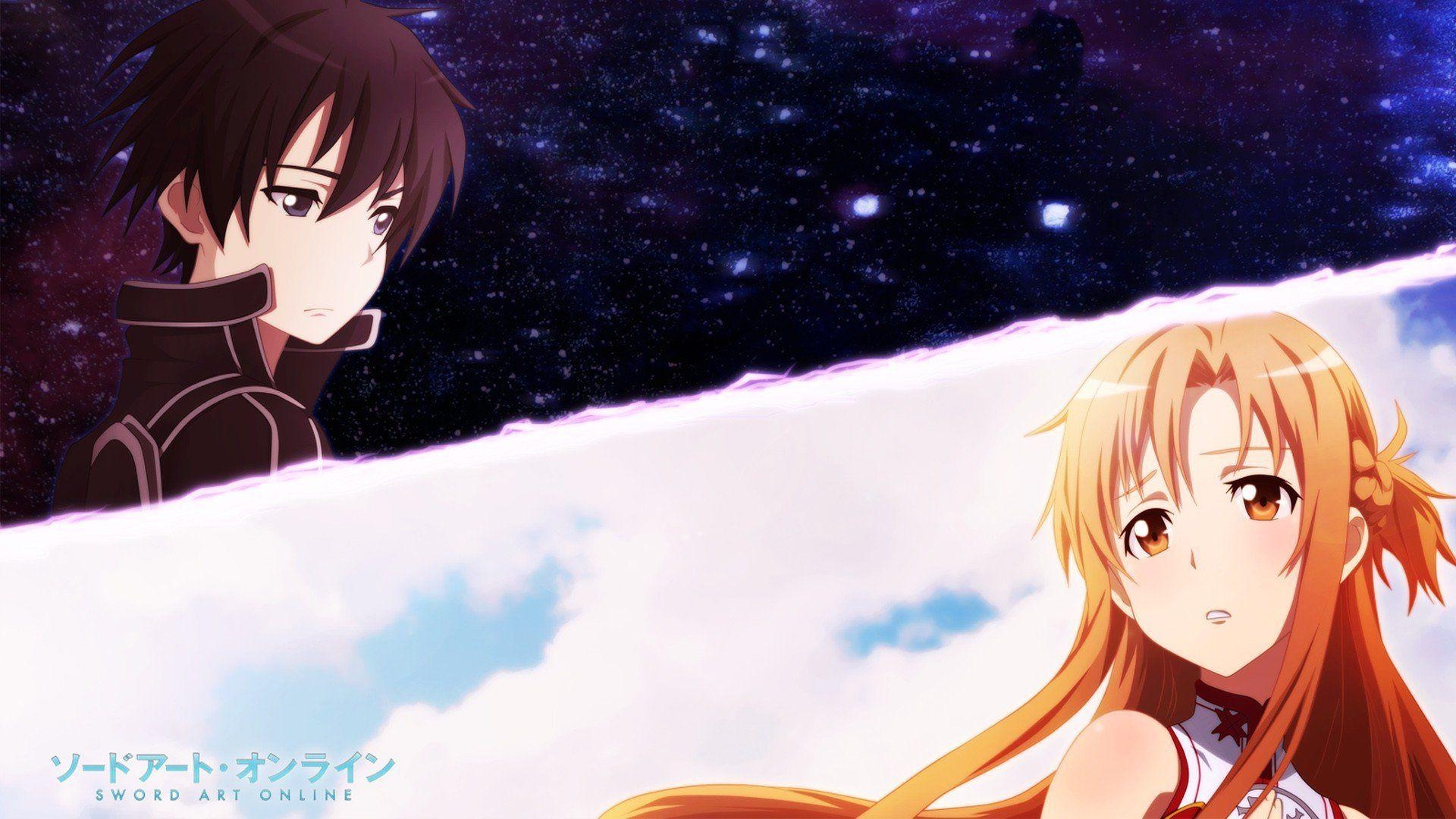 1920x1080 Anime Sword Art Online Yuuki Asuna Kirigaya Kazuto Kirito wallpaper, Desktop