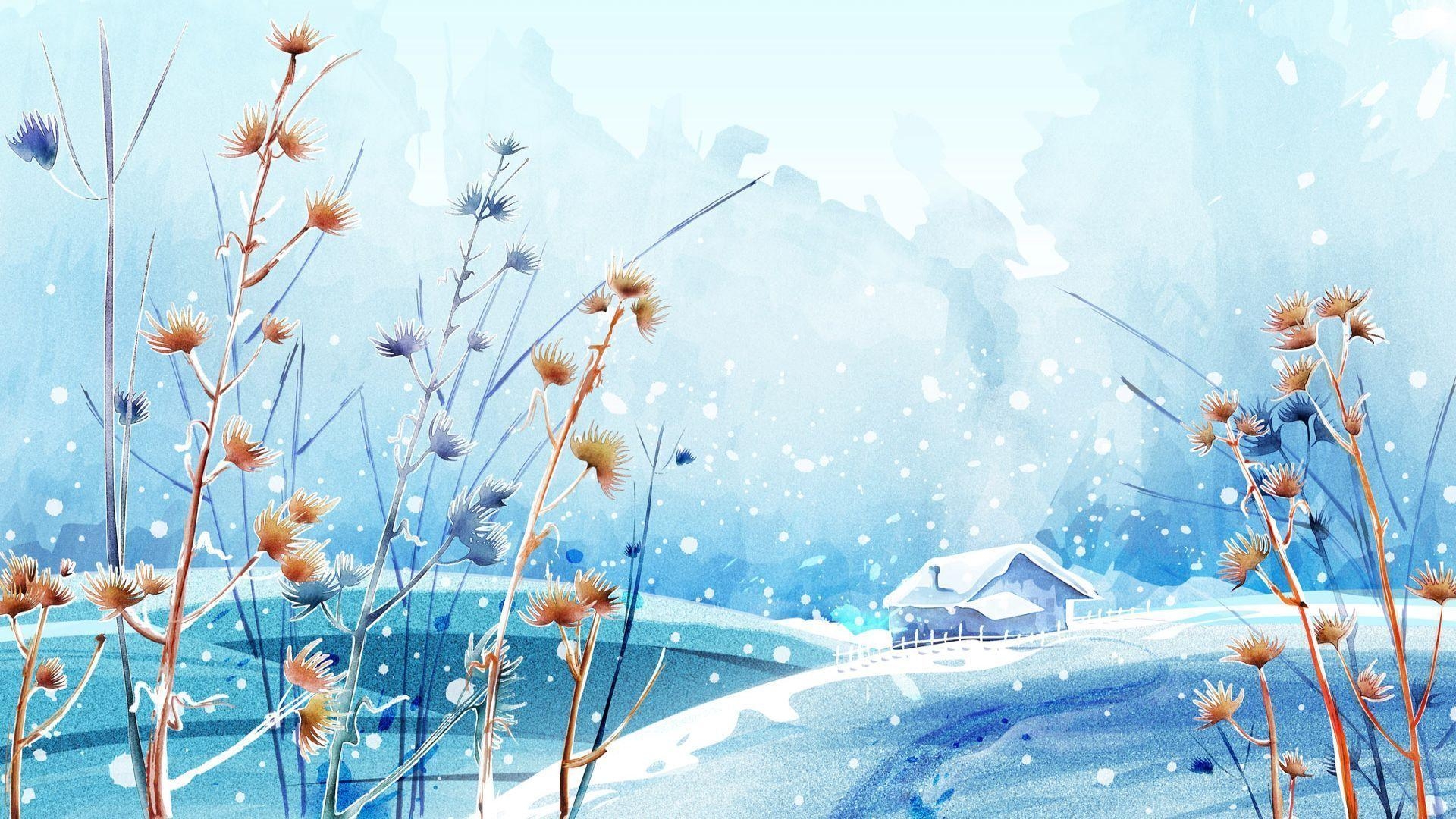 1920x1080 Anime Winter Wallpaper, Desktop