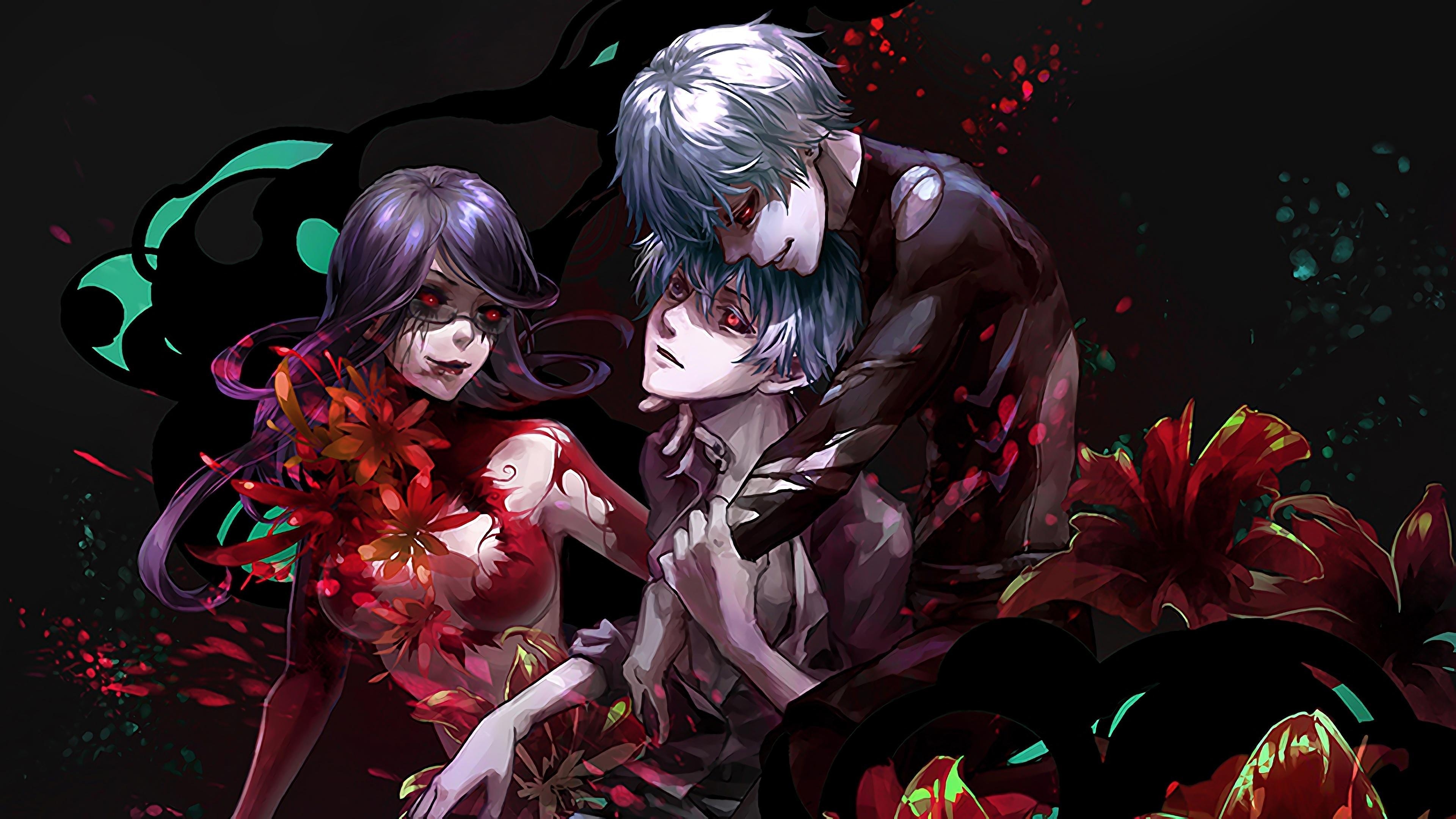 3840x2160 Ken Kaneki, Haise Sasaki, Rize Kamishiro Wallpaper Kaneki, Desktop