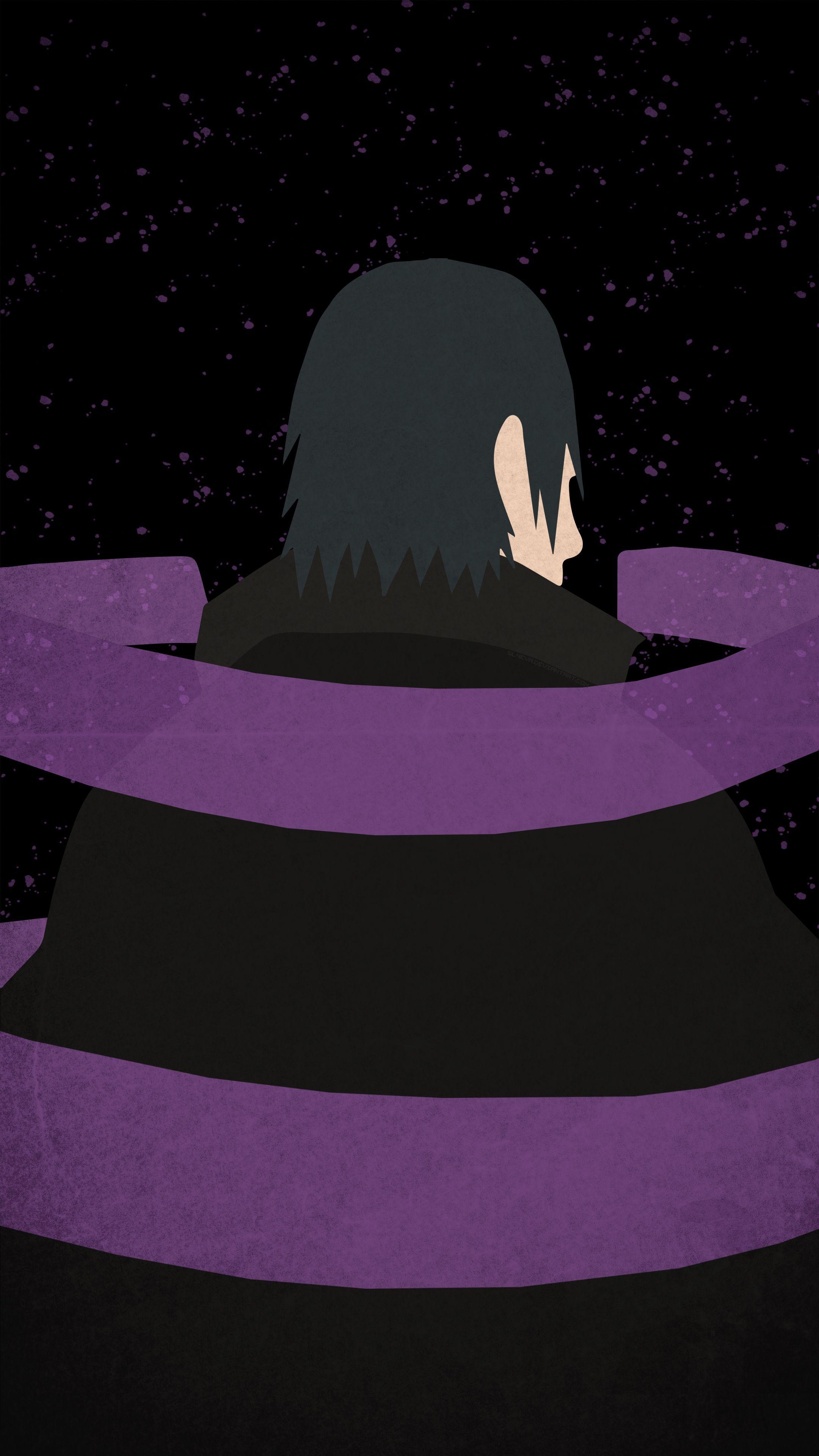 2160x3840 Adult Sasuke Minimal Mobile Wallpaper, Phone