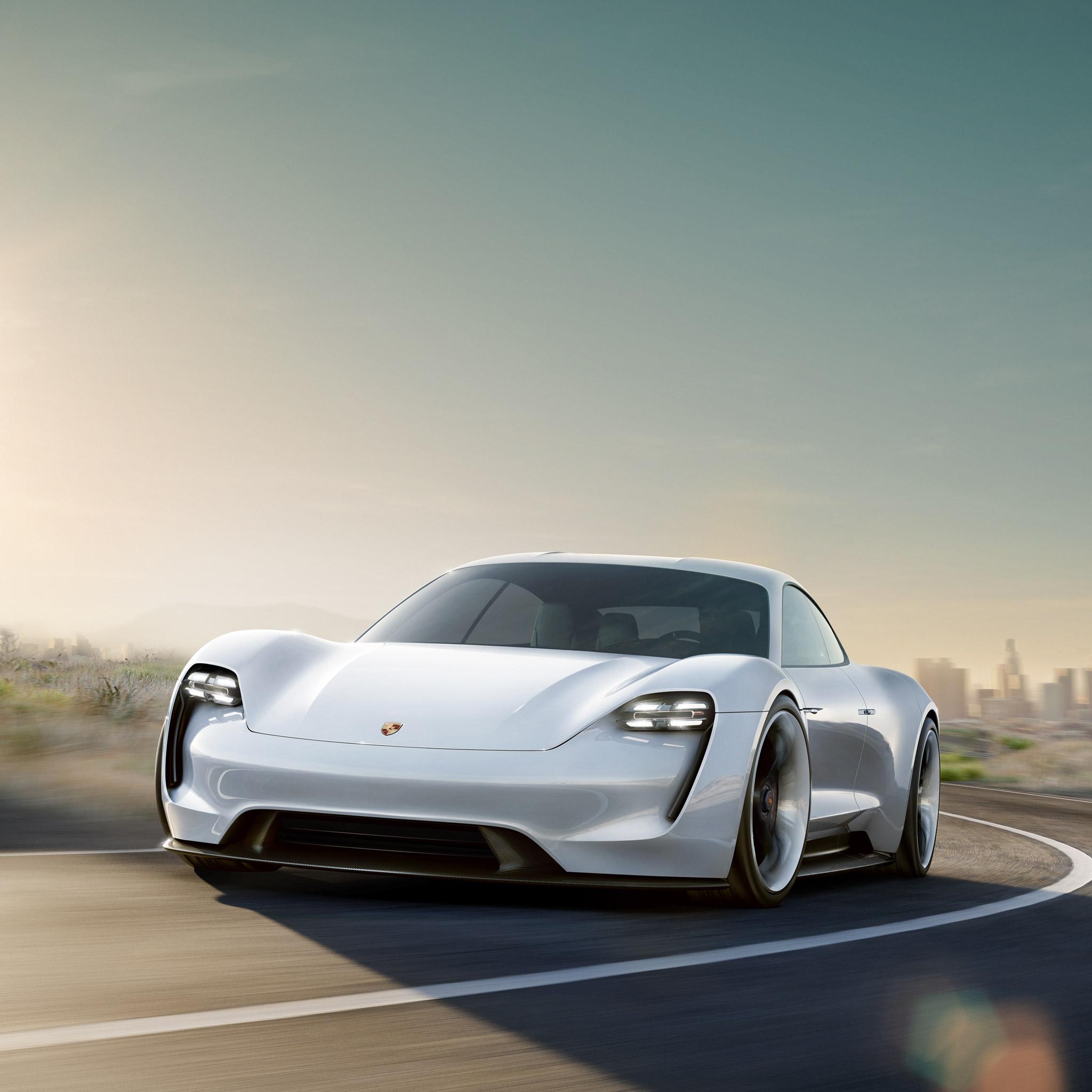 2050x2050 Tribute to tomorrow. Porsche Concept Study Mission E. Dr. Ing, Phone