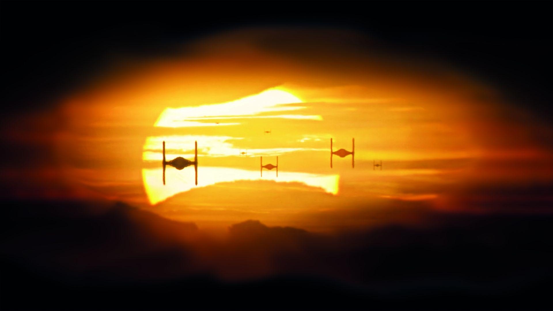 1920x1080 Star Wars The Force Awakens TIE Fighters Background, Desktop