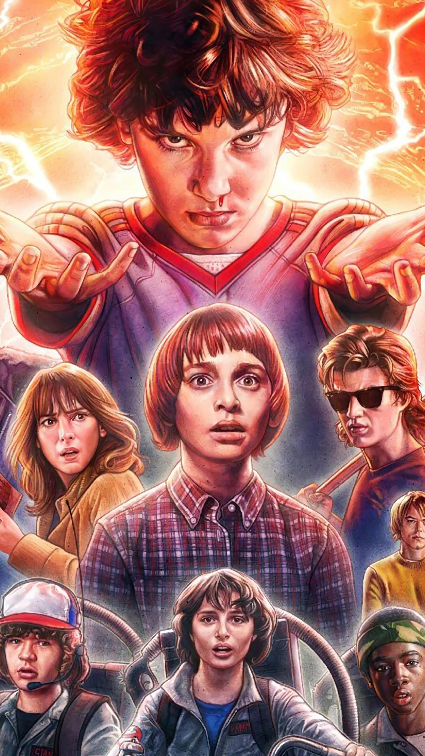 1440x2560 Stranger Things Wallpaper iPhone, HD Wallpaper & background, Phone