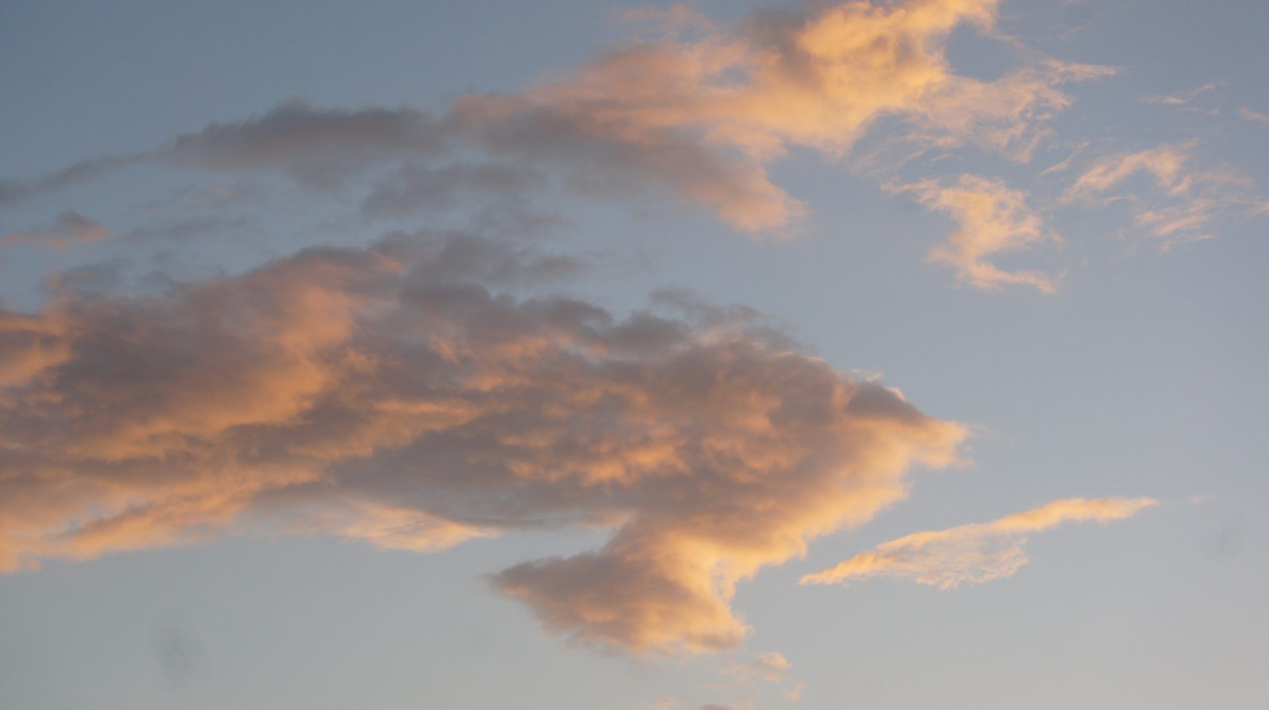 2560x1440 Orange and white clouds wallpaper • Wallpaper For You HD Wallpaper For Desktop & Mobile, Desktop