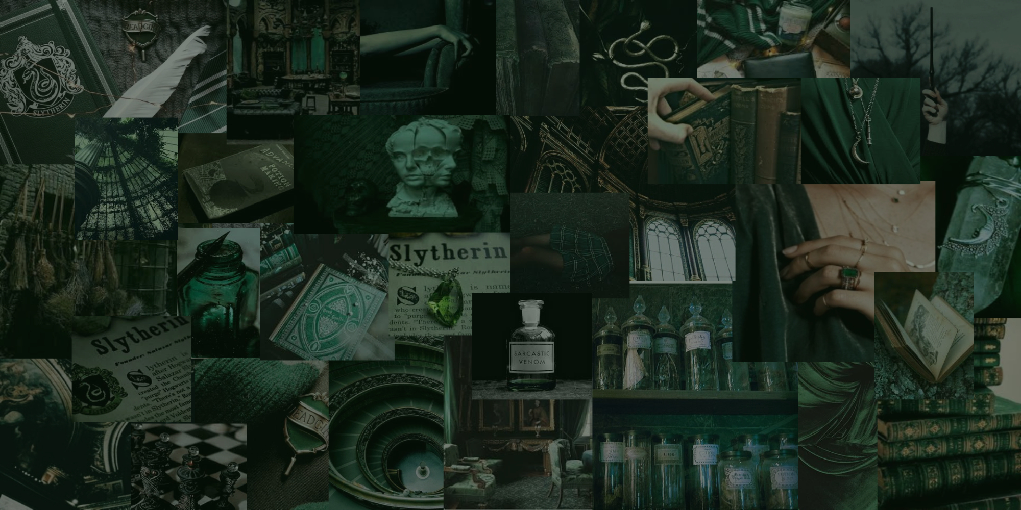 2000x1000 slytherin wallpaper desktop. Slytherin wallpaper, Slytherin aesthetic, Background slytherin, Dual Screen