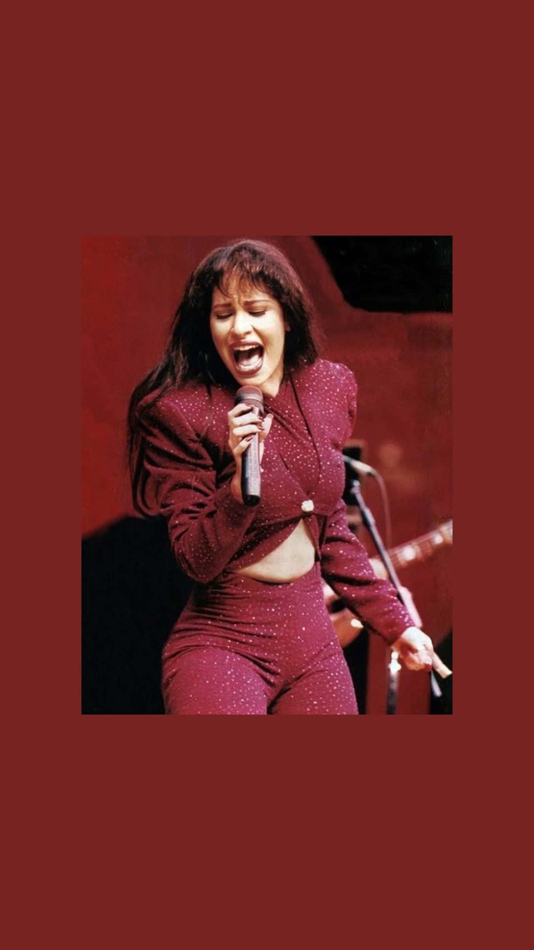 1080x1920 Download Celebrate the Music of Selena Quintanilla with this Fiery iPhone Wallpaper, Phone