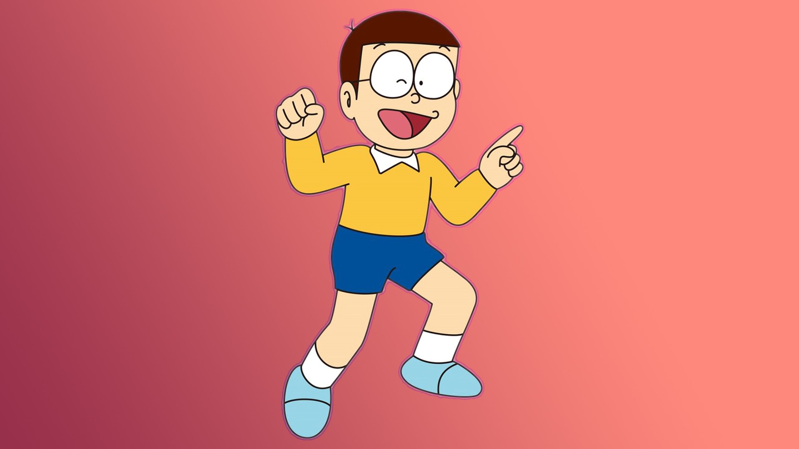 2560x1440 Nobita Doraemon 1440P Resolution Wallpaper, HD Cartoon, Desktop