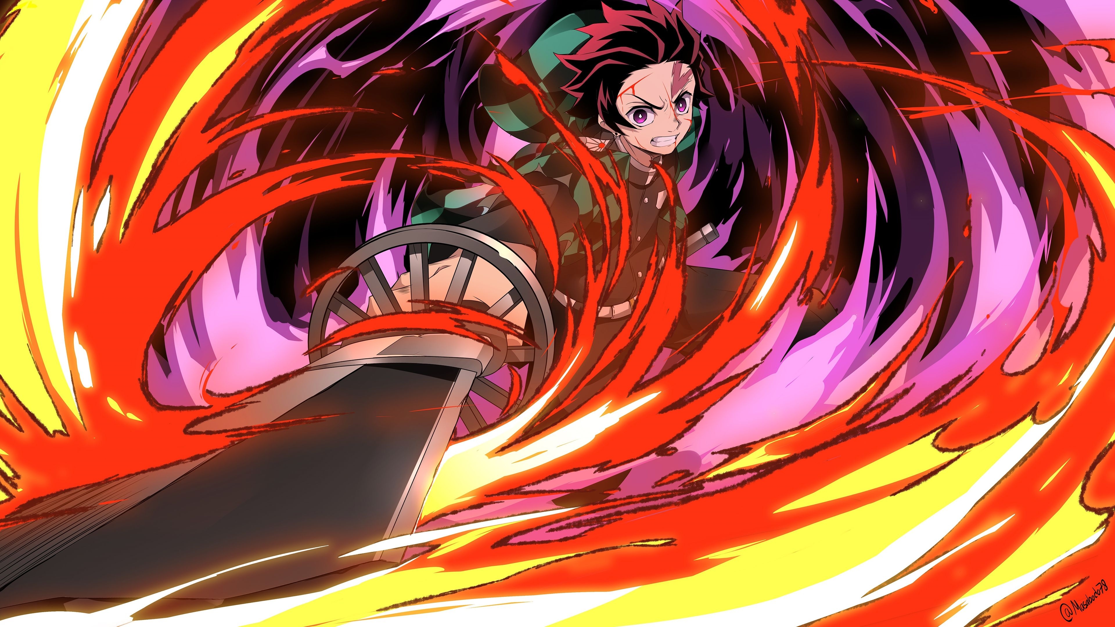 3840x2160 Demon slayer HD Wallpaper & Background, Desktop