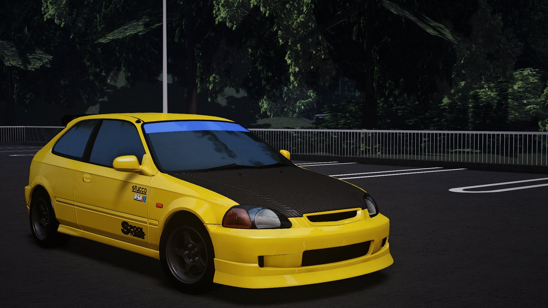 1920x1080 MidnightRacingTokyo Spoon Honda Civic, Desktop