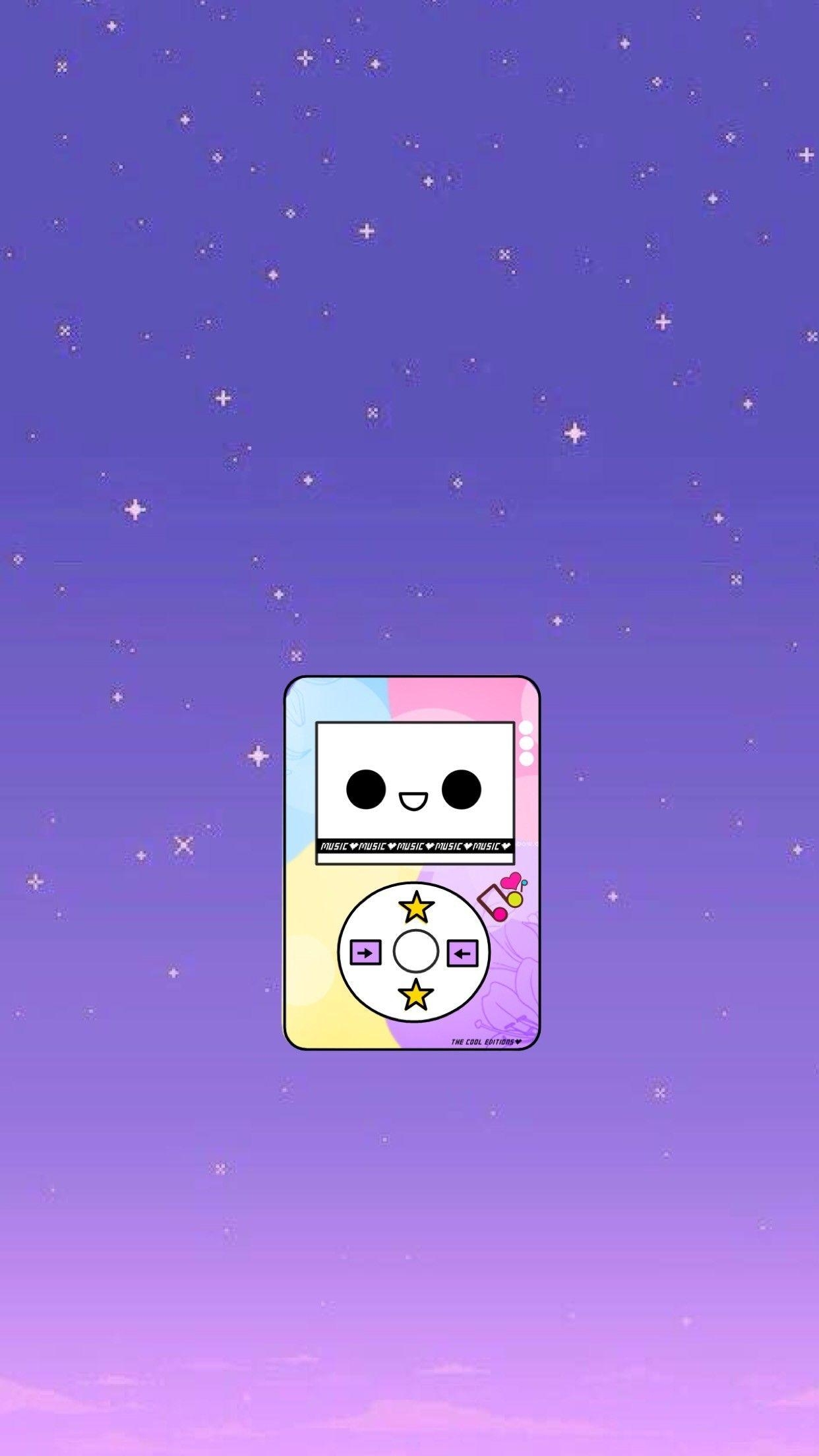 1250x2210 Kawaii Cute Purple Wallpaper iPhonewalpaperlist.com, Phone