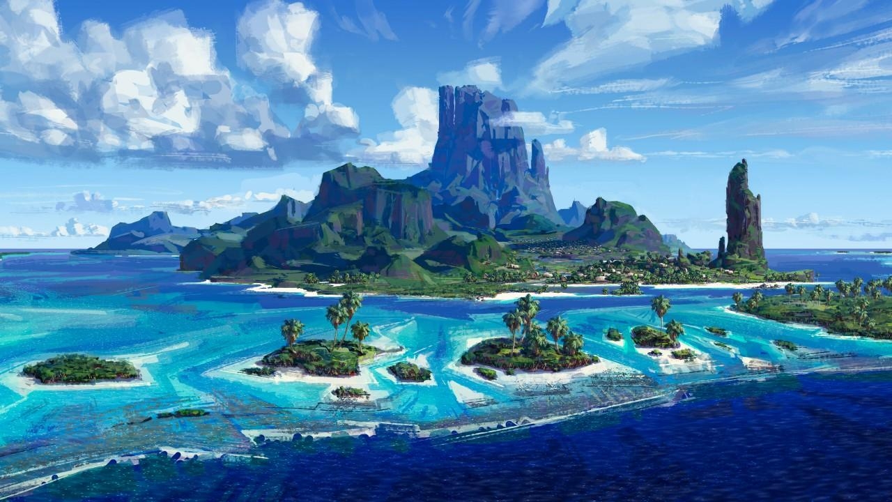 1280x720 Wallpaper Moana Island, HD, 4K, Movies, Desktop