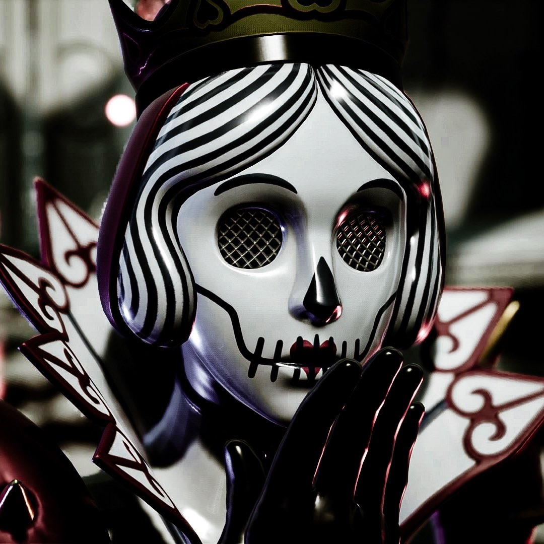 1080x1080 Queen of Hearts Fortnite wallpaper, Phone