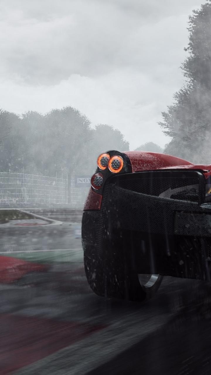 720x1280 Project cars pagani huayra game rain wallpaper, Phone