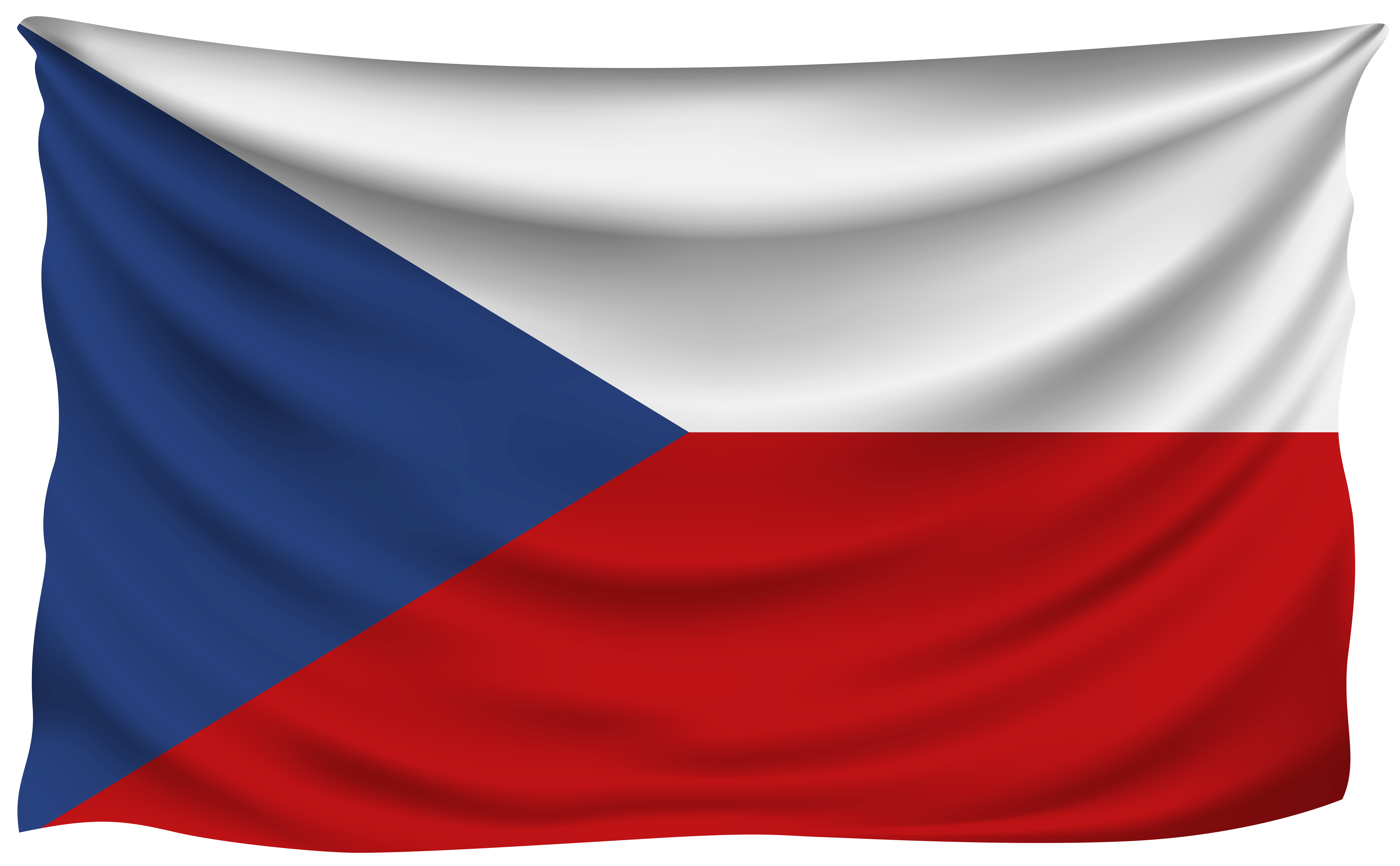 8000x4950 Czech Republic Wrinkled Flag Quality, Desktop