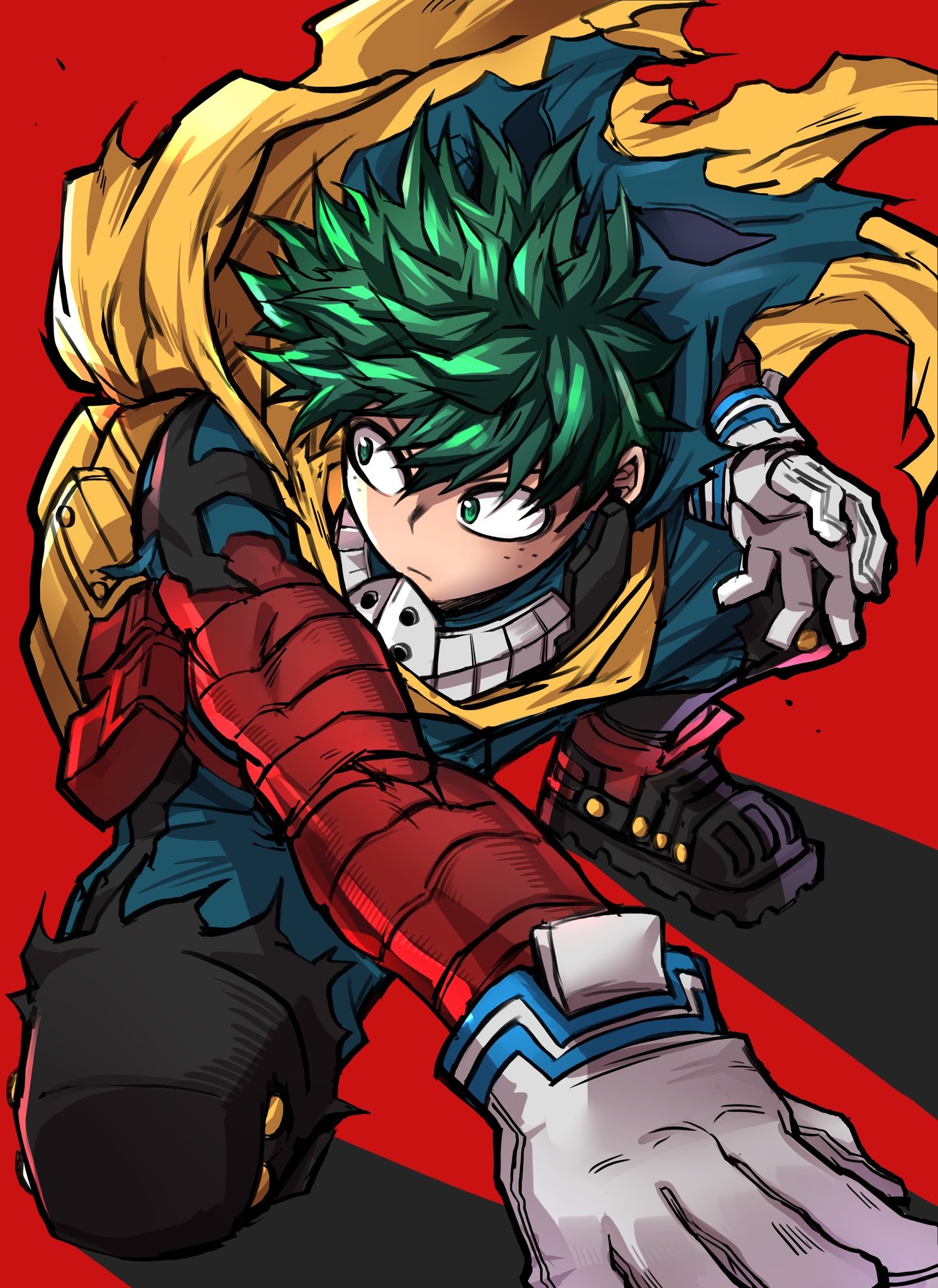 1500x2050 vigilante deku no Hero Academia Wallpaper, Phone