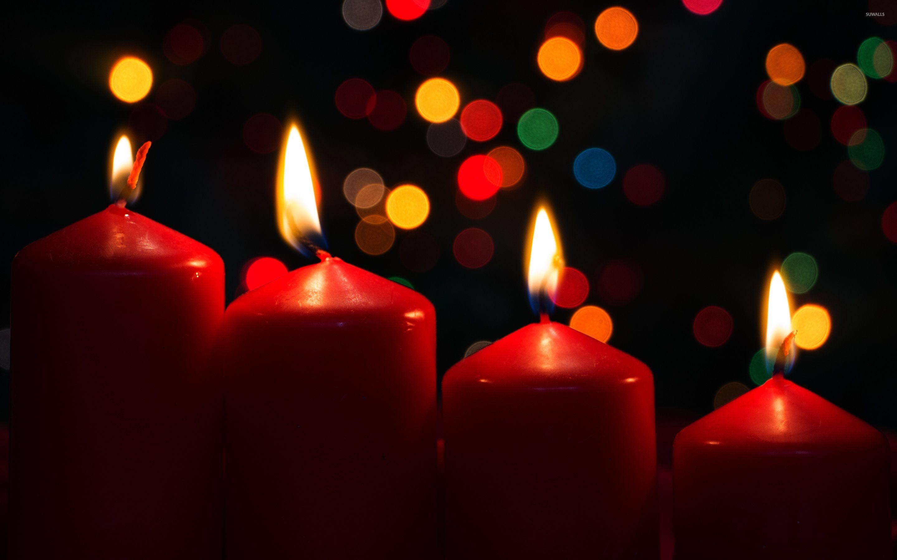 2880x1800 Burning Advent candles wallpaper wallpaper, Desktop