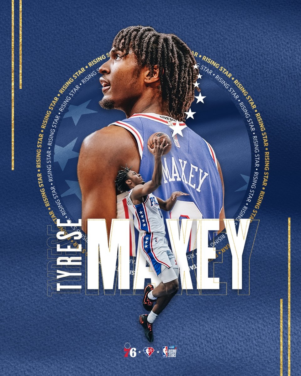 960x1200 Tyrese Maxey Rising Stars Preview: February 2022, Phone