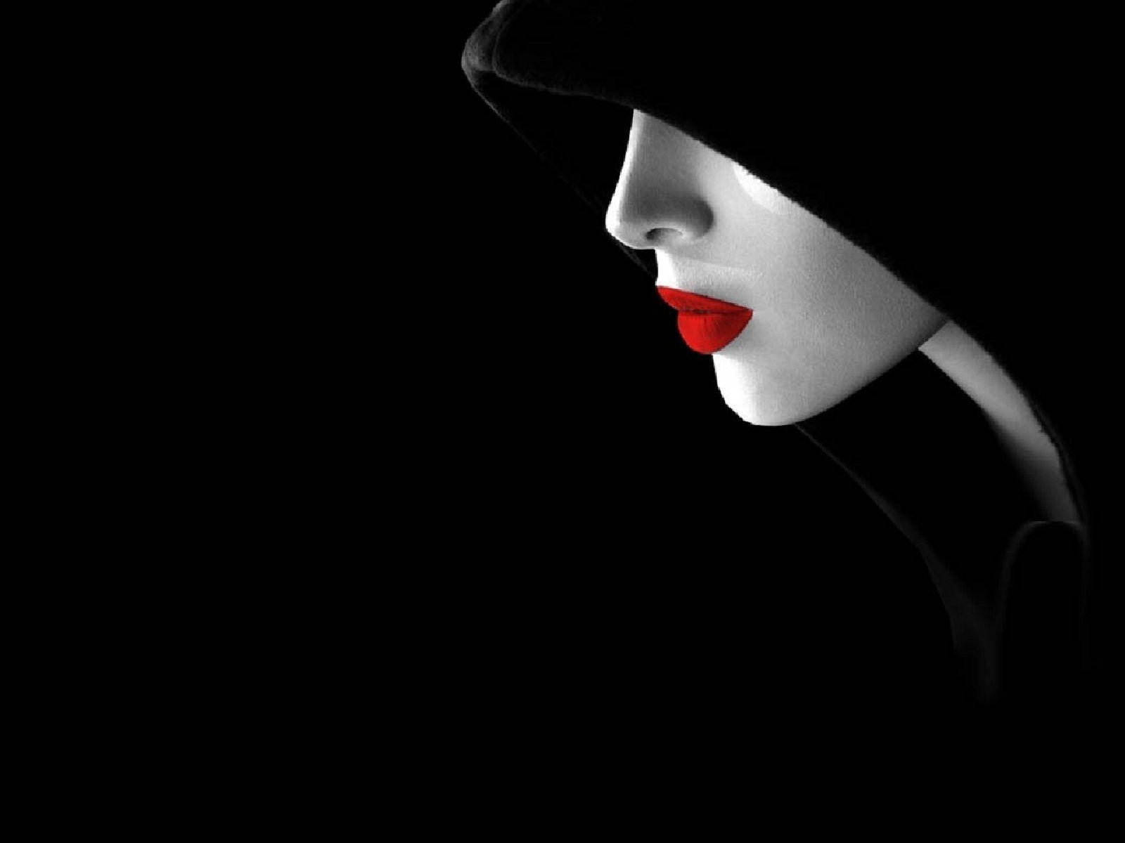 1600x1200 Red Lips, Desktop