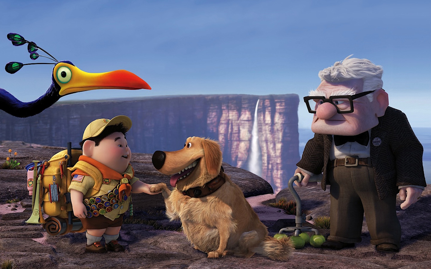 1440x900 Free download Russell Dug Carl Fredricksen in Pixars UP Wallpaper HD Wallpaper [] for your Desktop, Mobile & Tablet. Explore Disney Up Wallpaper. Pixar Wallpaper, Disney Pixar Wallpaper, Up Wallpaper HD, Desktop