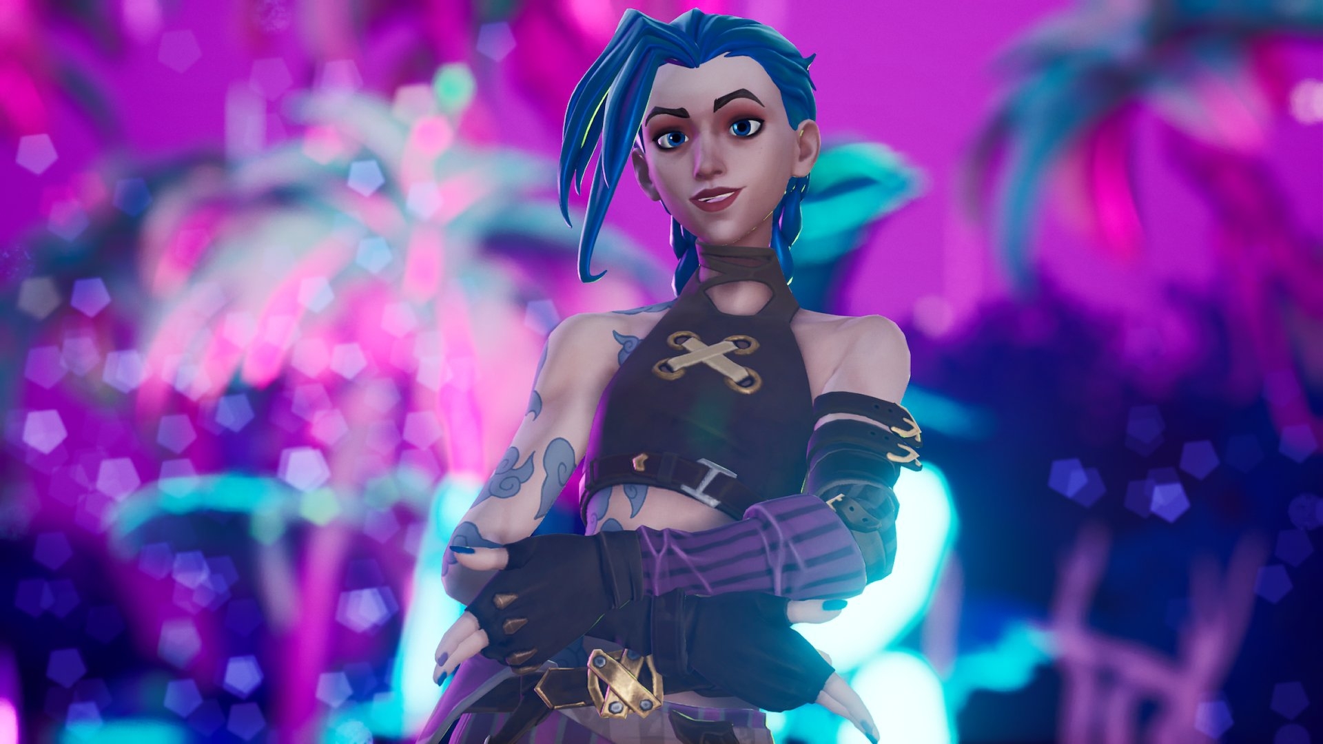 1920x1080 Arcane Jinx Fortnite wallpaper, Desktop